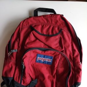 Large red Jansport backpack